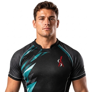 Uniforme de Rugby de Primera Calidad para Equipos, Ropa Deportiva Transpirable, Camiseta de Rugby y Pantalones Cortos a Juego, Diseñados para Clubes, Escuelas y Academias - Product Image 6