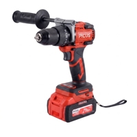 Perceuse électrique sans fil 21V au lithium haute puissance, personnalisable, double vitesse avant/arrière, garantie 1 an