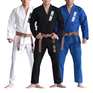ชุดยิวยิตสูพรีเมียม BJJ ผ้าเพิร์ลวีฟ สำหรับการฝึกซ้อมและการแข่งขันศิลปะการต่อสู้ พร้อมเข็มขัดแบบชุด - Product Image 1