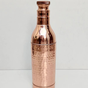 <b>Copper</b> <b>Drinking</b> <b>Bottle</b> Elegant Beverage Drinkware for Dining Tables Restaurants Cafes and Hospitality Service - Product Image 1