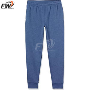 Pantalones de chándal anchos y holgados personalizados para hombre, de alta calidad, 100% algodón, estilo baggy y acampanado - Product Image 1