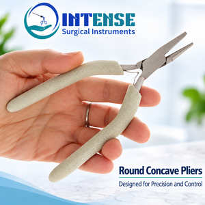 Alicates de Precisión para Doblar y Enlazar Alambre de Acero Inoxidable Cóncavo para Fabricación de Joyería, Venta al Por Mayor, Personalizados, INTENSE SURGICAL - Product Image 4