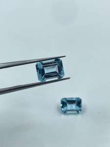 Topacio Azul Cielo Corte Baguette Piedra Natural de Alta Calidad 5.75 Quilates 7x9mm - Product Image 2