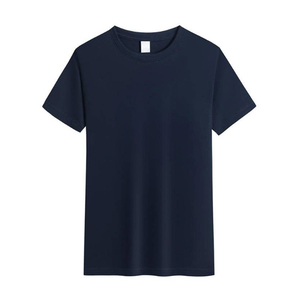 เสื้อยืดผู้ชายผ้าฝ้ายถัก 100% ราคาส่ง พร้อมโลโก้สั่งทำ - Product Image 1