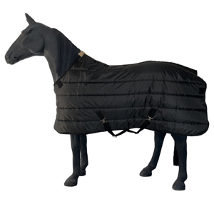 BRAND ZONE Manta de Invierno para Caballo de Forro Polar Impermeable Personalizada con 2 Correas para las Patas - Diseño de Cuello Estándar - Product Image 1