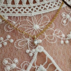 Moissanite Pendant Claw Prong Basket Setting 925 Sterling Silver 14K Gold Plated Custom Fine Jewelry - Product Image 6