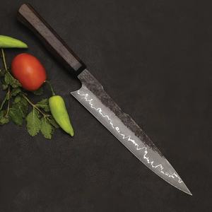 Cuchillo de Chef Jexmoo Personalizado Hecho a Mano en Acero al Carbono con Hoja de 8 Pulgadas, Mango Elegante y Funda de Cuero - Regalo para Chef - Product Image 2