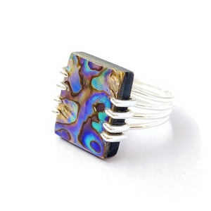 Bague de mode en coquille d'ormeau (7,4 grammes) - Product Image 2