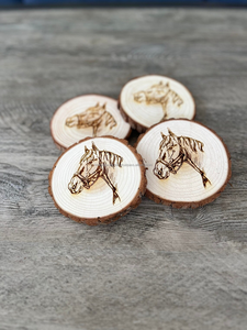 Sous-verres classiques en bois lisse, décor de verres de cuisine rustique avec finition protectrice et motifs de sous-verres décoratifs - Product Image 5