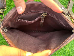 Mini bolso cruzado de cuero de vaca con herramientas manuales para mujer, bolso de mano para móvil, bolso de mano de cuero genuino occidental de marca personalizada - Product Image 6