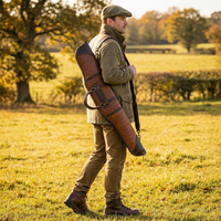 Housse de chasse personnalisée en cuir premium imperméable avec fermeture éclair, souple, pour tir en extérieur, 20-36L, légère