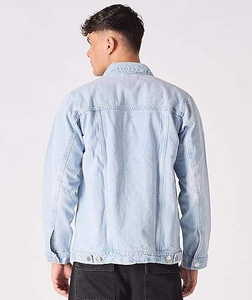 Style <b>Denim</b> <b>Jacket</b> Boxy Oversized Shape <b>Lightweight</b> <b>Denim</b> Fabric Urban Fashion Apparel OEM ODM <b>Denim</b> <b>Jacket</b> - Product Image 3