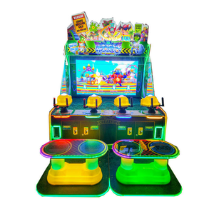 Máquina Arcade de Disparos con Agua Helada para 4 Jugadores, Operada con Monedas, Juego Interactivo de Pistolas de Agua, 1000W - Product Image 4