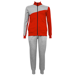 Custom Women'S High Quality Organic Cotton French Terry Full Zip Full Length Hoodie <b>Sweatpants</b> <b>Set</b> for Spring Casual Printed - Product Image 6