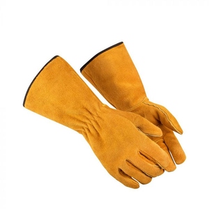Gants de sécurité en cuir de vachette de qualité supérieure, à usage général, résistants, durables, pour le soudage - Product Image 1