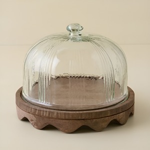 Decorative Acacia Wood <b>Cake</b> <b>Stand</b> Dessert Table Decorations <b>Cake</b> <b>Stand</b> for Birthday & Wedding Home Kitchen Centerpiece Decor - Product Image 2