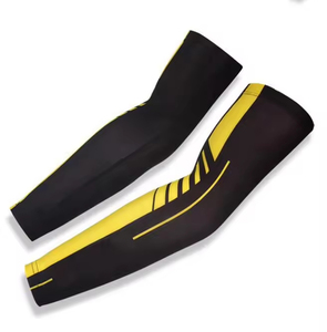 Manchons de bras sportifs/de football/de motard bicolores personnalisables multicolores - Haute qualité 100% polyester légers et respirants unisexe - Product Image 6