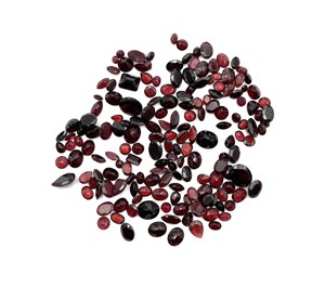 Lot de pierres précieuses en grenat naturel du Mozambique, formes variées, taille libre, 6-12 mm, pour la création de bijoux - Product Image 6