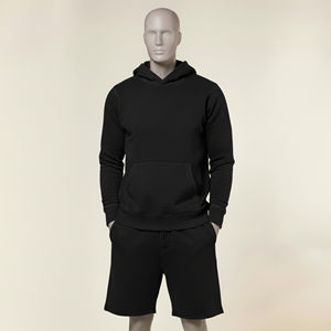 High Quality Men's Summer Casual Streetwear <b>Set</b> Custom Oversized Cotton Eco-Friendly Hoodie Tracksuit Sweatpants Polo - Product Image 3