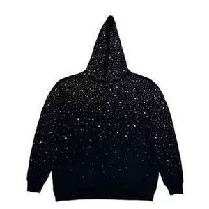 Sudadera con Capucha de Secado Rápido para Hombre con Pedrería, del Mejor Fabricante, Sudadera con Capucha de Algodón Mezclado con Pedrería, Sudadera de Moda Urbana, Sudadera Informal - Product Image 6