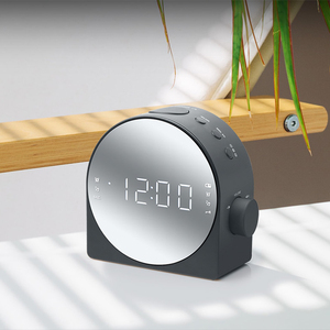 นาฬิกาปลุกดิจิตอลวิทยุในบ้านที่ปรับแต่งได้มีการปรับแสงไฟ LED ปรับแต่งได้ฟังก์ชั่นการนอนปลุกปลุกปลุกเตือน AM/FM สถานีที่ตั้งไว้ในตัว - Product Image 3