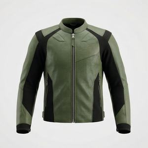 Veste de moto en cuir véritable pour homme de qualité supérieure, nouvelle arrivée, vestes de moto d'hiver, protections amovibles, personnalisables - Product Image 1