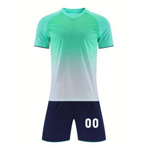 Tenues de football personnalisées haut de gamme, ensembles de maillots d'entraînement de football vierges, kits de football complets, design et logo personnalisés, uniforme de football - Product Image 2