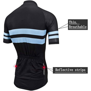 Best 100% Polyester Unisex Cycling Uniform Heat-Transfer Printing Cycling Wear Uniform With Cheap Price Breathable With OEM - Product Image 4