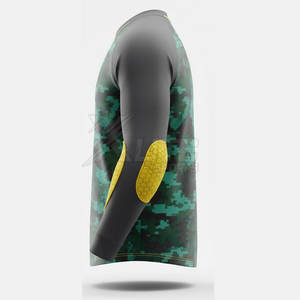 Camiseta de Portero de Fútbol de Manga Larga, Tejido Transpirable, Ropa Deportiva para Hombres Adultos, Tallas Grandes, Clubes, Academias, Equipos Deportivos - Product Image 6