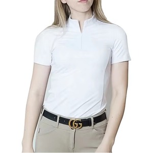 Camisa de Equitación con Logotipo Personalizado, Camisa de Competición Ecuestre para Mujer, Camisa de Competición Ecuestre con Diseño Personalizado en Oferta - Product Image 5