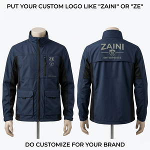 เสื้อแจ็คเก็ตบอมเบอร์แบบกันลมสีดำ ผลิตจากผ้าโพลีเอสเตอร์พรีเมียม 240 GSM สำหรับทั้งชายและหญิง  รับสกรีนพิมพ์ลายปักแบบวาร์ซิตี้ - Product Image 3
