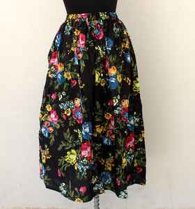 เสื้อผ้าผู้หญิง 2025 ฤดูร้อน แฟชั่นใหม่ กระโปรงผ้าฝ้าย กระโปรงทรงเรโทร เอวสูง สไตล์ลำลอง เซ็กซี่ กระโปรงผู้หญิง - Product Image 4