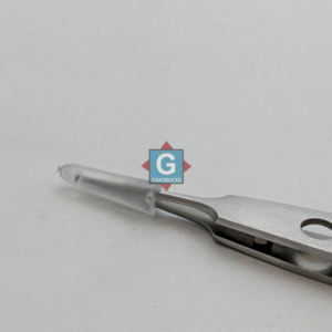 Pinzas Rectas Iris de Bishop Harman de 8.5cm, Delicadas, con Fijación Serrada, Kit Quirúrgico Manual MOL - Product Image 6