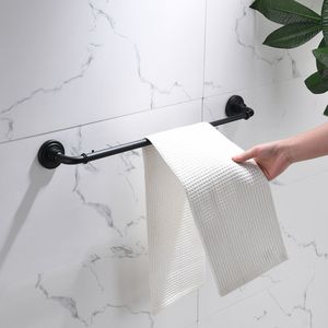 Set di 4 Accessori per Bagno Neri, Portasciugamani Regolabile da 24 Pollici, Accessori di Qualità per il Tuo Spazio - Product Image 4