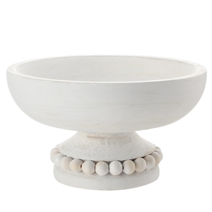 Los mejores utensilios de cocina de madera de mango, diseño de Pedestal, Grado Alimenticio, respetuoso con el medio ambiente, hecho a mano, cuenco decorativo clásico para servir para ensalada de frutas - Product Image 1