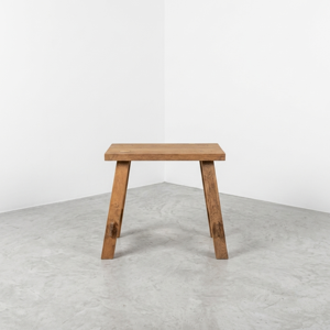 Reclaimed Teak <b>Wood</b> <b>Stool</b> Rustic Living Room Side Table Small Wooden Bench Vintage Accent Footstool for Home Decor Wholesale - Product Image 5