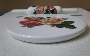 Printed Design <b>Marble</b> Chakla Belan Premium <b>Marble</b> Rolling Board Pin for Roti Chapati Baking Durable Non Stick <b>Kit</b> - Product Image 5