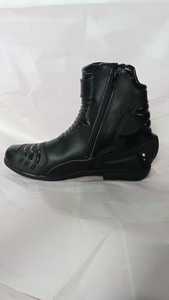 Botas Largas de Motocicleta de Cuero Ligero, Transpirables, Resistentes al Viento, para Carreras de Motocross - Product Image 5