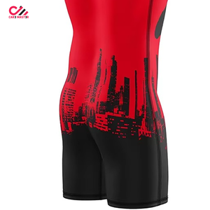 Nouveau design très demandé : Maillot de lutte pour homme avec impression de logo personnalisé, en Spandex/Polyester, séchage rapide et respirant - Product Image 6
