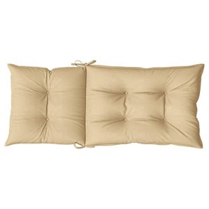Juego de 2 cojines para silla de respaldo alto en beige melange, cojines y almohadas para exteriores - Product Image 6
