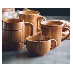 Premium Wooden Coffee Mug Handmade Solid Wood <b>Cup</b> Natural Finish Rustic Design Eco Friendly Drinkware <b>for</b> Daily Use - Product Image 1