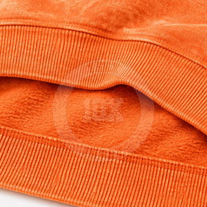 Sweat à capuche décontracté et ample pour homme, en coton mélangé épais, pour un usage quotidien, avec un fini délavé premium. - Product Image 5