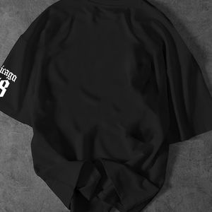 Camisetas deportivas de béisbol y fútbol de poliéster negras con estampado de malla extragrande del fabricante - Product Image 1