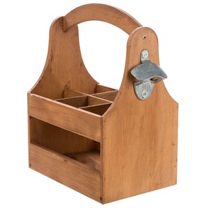 Multipurpose Durable Wooden Caddy Organizer with Handle Modern Storage Box Kitchen Bathroom Desk <b>Portable</b> Supplies Holder - Product Image 1