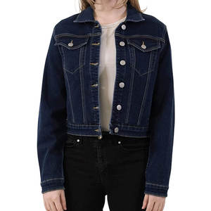 บริการ OEM เสื้อแจ็คเก็ตยีนส์ผู้หญิงคุณภาพสูง ออกแบบตามสั่ง ดีไซน์ใหม่ ผลิตในปากีสถาน - Product Image 1