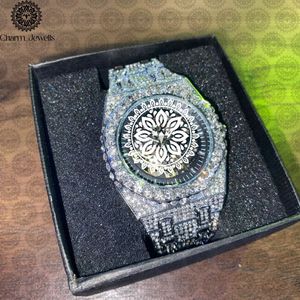 Reloj de Lujo Charm Jewells de Acero Inoxidable para Hombre, Movimiento Mecánico Analógico, Caja de 40 mm, Resistencia al Agua de 10 Bares, Botón de Presión Oculto - Product Image 3