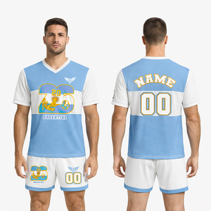 Custom New Article Custom 2026 World Argentina Soccer Jersey Breathable Quick Dry Soccer Team Uniform Lightweight - Product Image 1