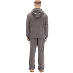 Conjunto Deportivo de 2 Piezas para Hombre, Sudadera con Capucha de Felpa Suave, Pantalones de Pierna Recta, Corte Holgado, Ropa Deportiva Casual Personalizada OEM - Product Image 3