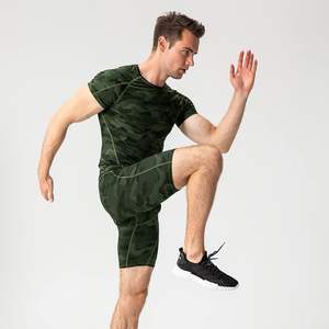 เสื้อยืดออกกำลังกายวิ่งโยคะ MMA แรชการ์ด ยูนิเซ็กซ์ ผ้าสแปนเด็กซ์ ระบายอากาศ แห้งเร็ว ต้านเชื้อแบคทีเรีย - Product Image 5