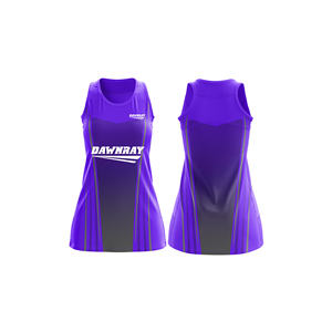 Maillot élégant de club de netball |   Uniforme de netball par sublimation avec logo, nom et numéro de l'équipe |   Polyester respirant - Product Image 3